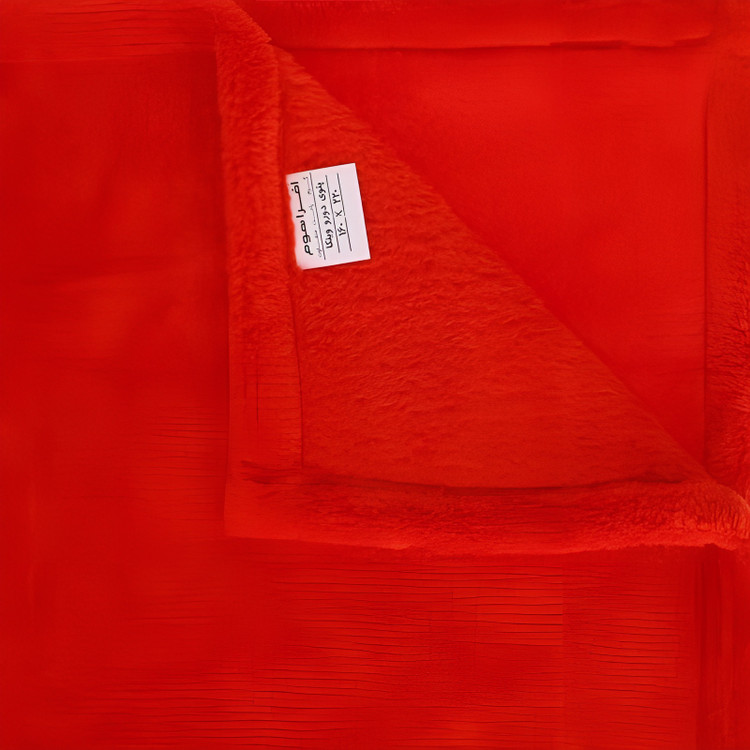 نمای کلی پتو یک نفره افرا مدل وینکا روی تخت