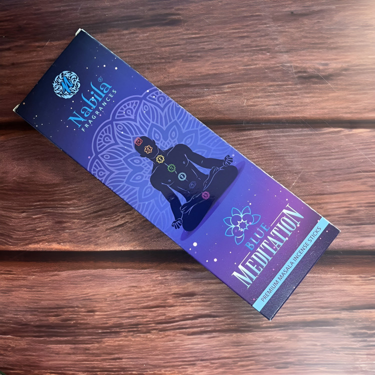 عود خوشبو کننده Nabila مدل Blue Meditation با طراحی شیک