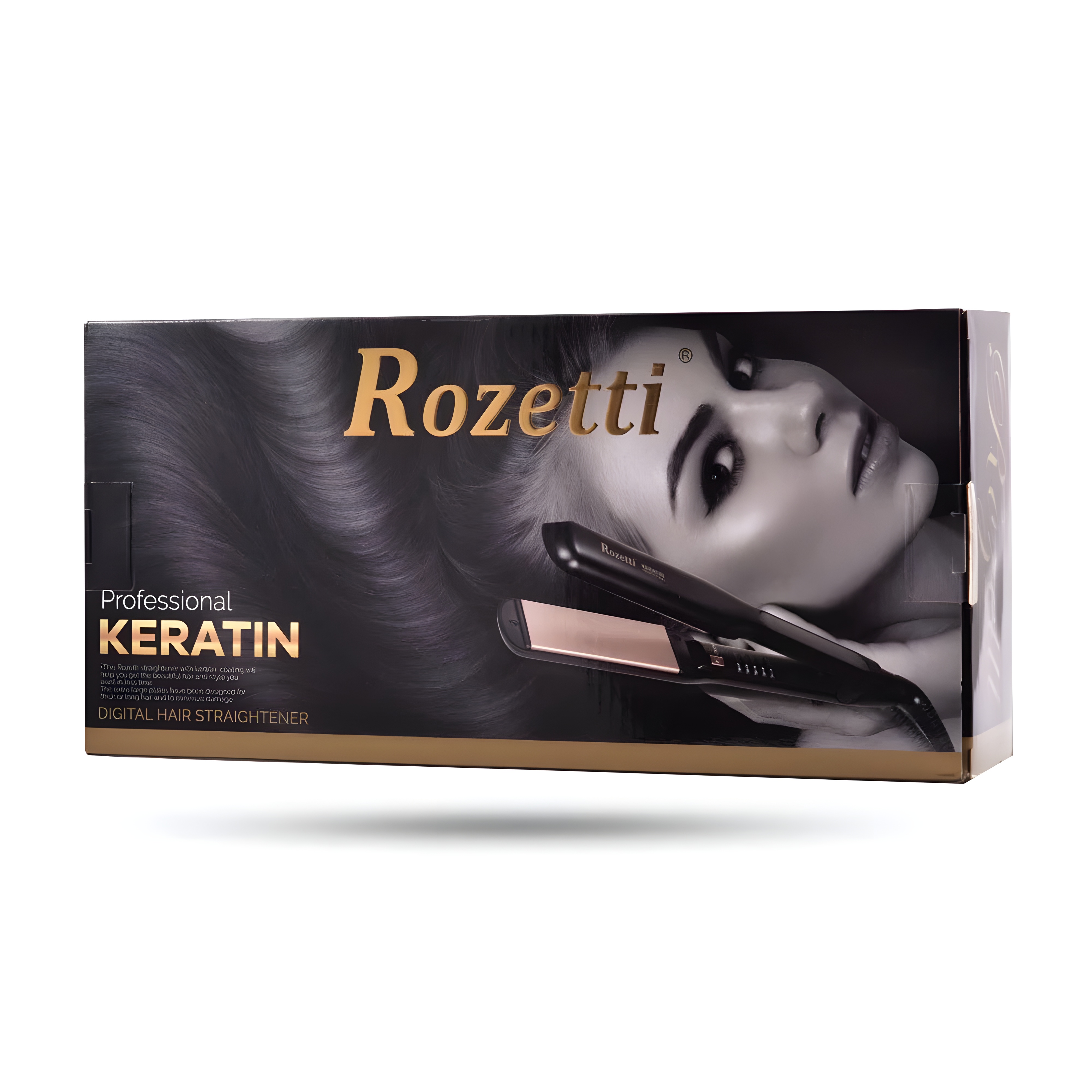 اتو مو حرفه‌ای رزتی با طراحی ارگونومیک و سبک