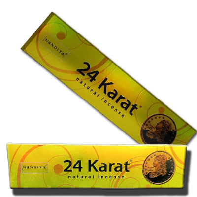 عود طبیعی ناندیتا با رایحه مطبوع و طراحی 24 Karat