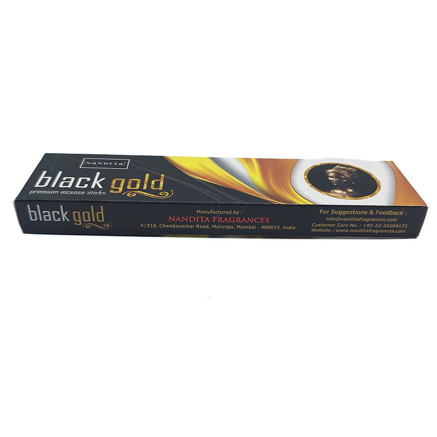 عود خوشبو کننده ناندیتا Black Gold با طراحی سنتی و لوکس