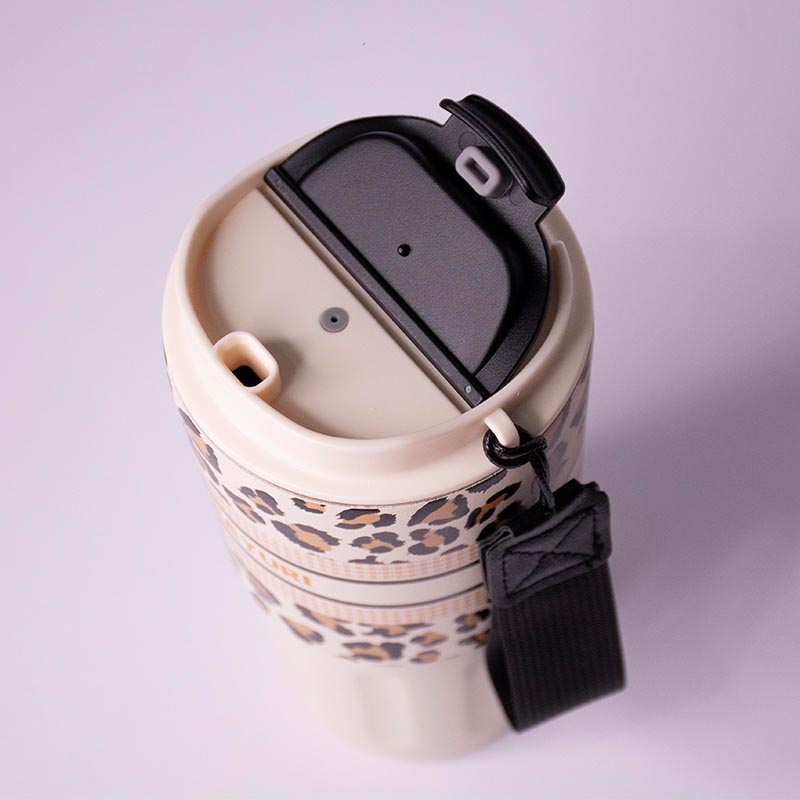 تراول ماگ دو جداره سیتارایوری مدل پلنگی