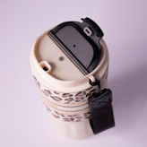 تراول ماگ دو جداره سیتارایوری مدل پلنگی