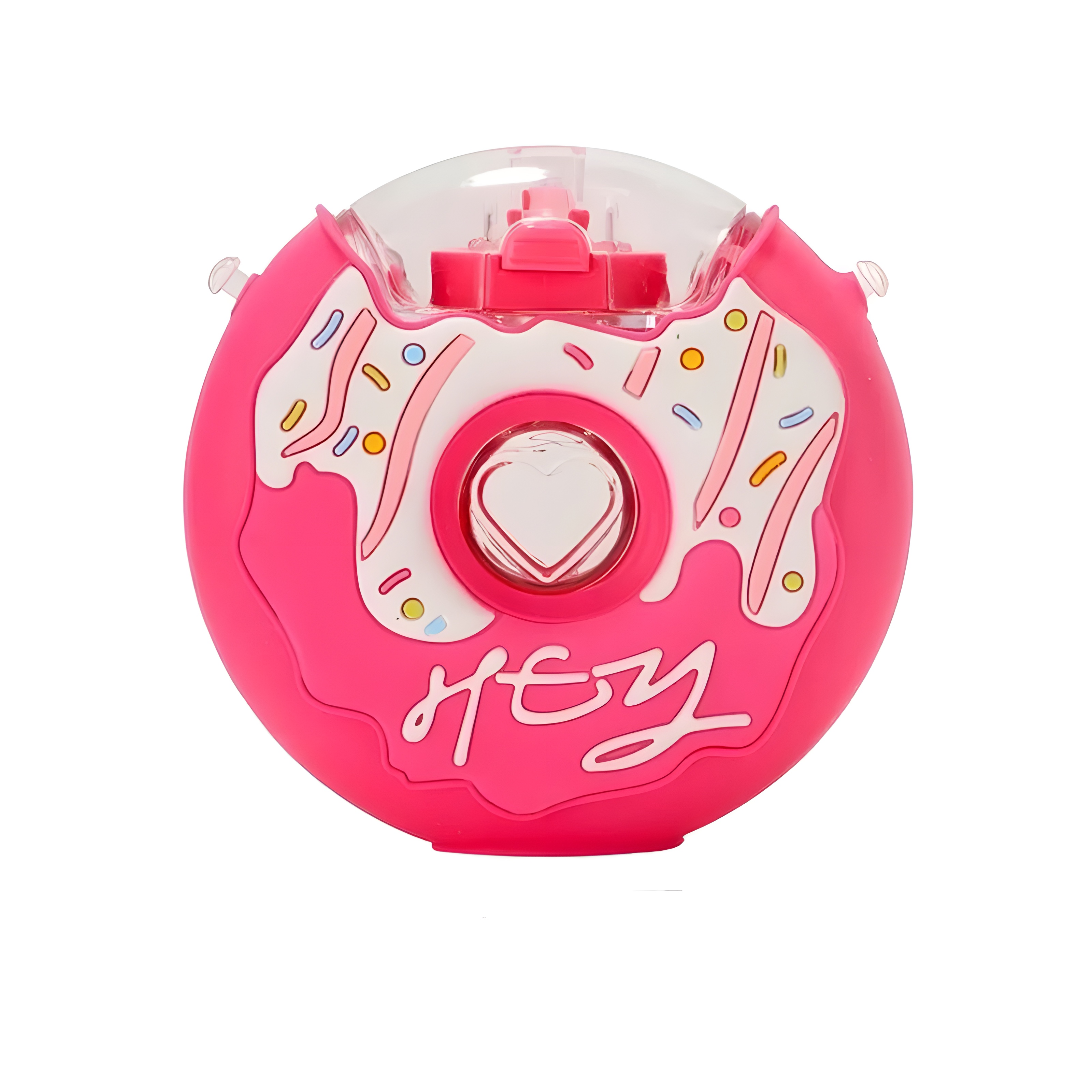 بطری آب کودکانه طرح دونات با گنجایش 380 میلی‌لیتر