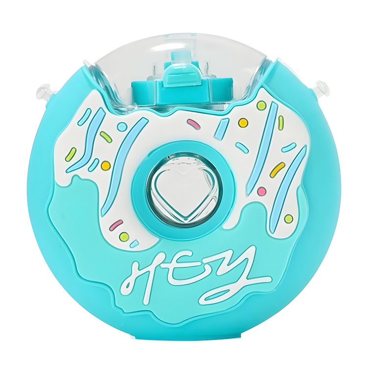 قمقمه کودک فانتزی با طرح دونات و ظرفیت 0.38 لیتر