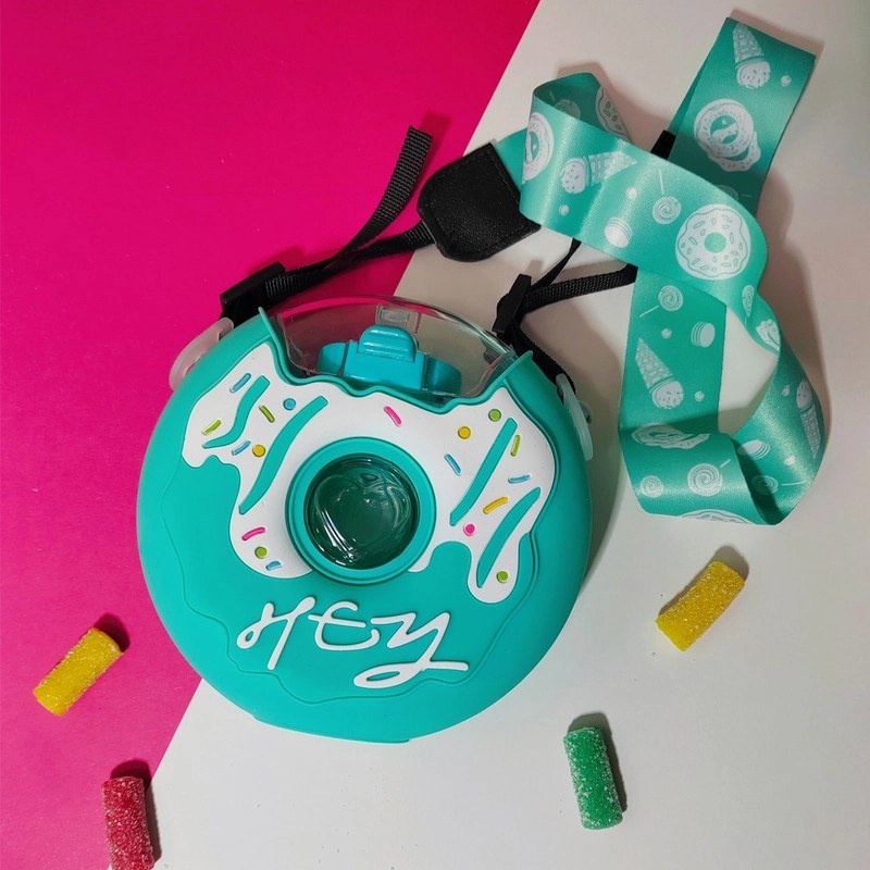 قمقمه کودک طرح دونات 0.38 لیتر مناسب پیک‌نیک