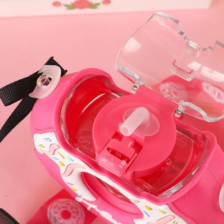 قمقمه کودک طرح دونات برای مدرسه و باشگاه