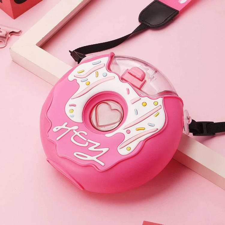 بطری آب کودکانه طرح دونات مناسب سفر