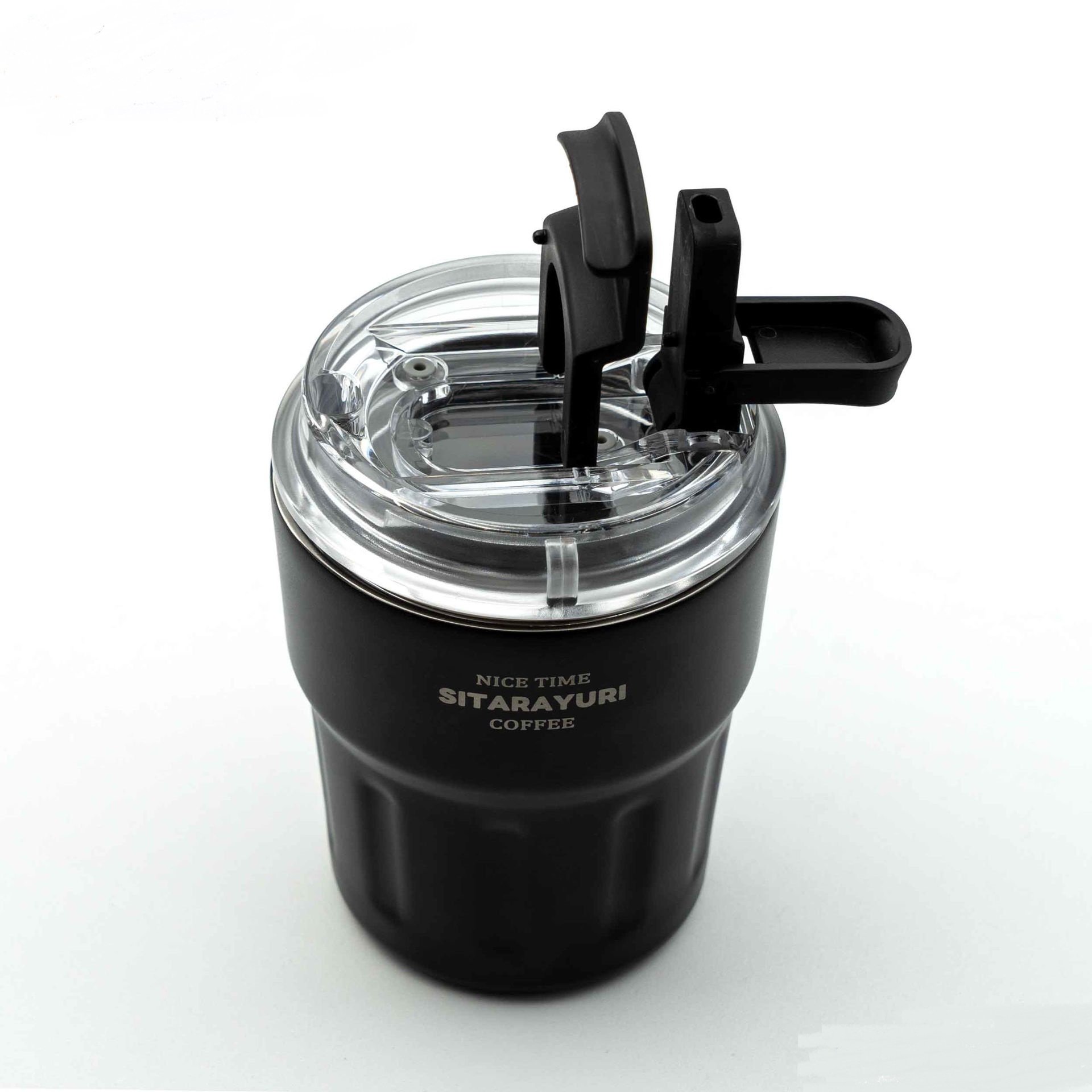 تراول ماگ دو درب Sitarayuri با نی برای راحتی نوشیدن