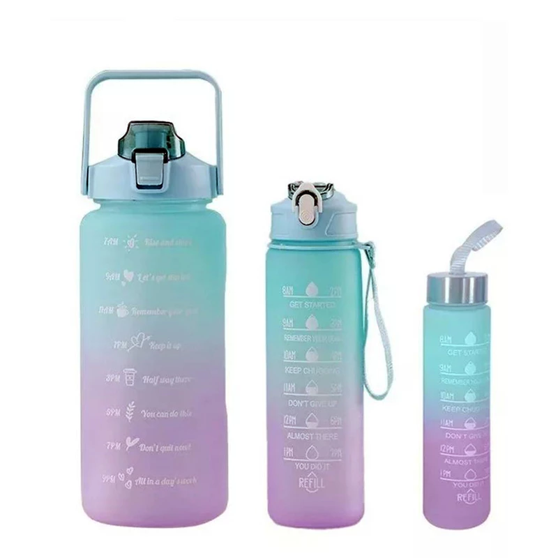 قمقمه ورزشی سه محفظه‌ای پاستیلی سبک و کاربردی