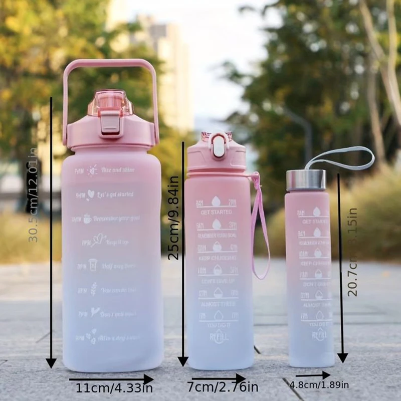 قمقمه سه محفظه‌ای پاستیلی مناسب ورزش و تمرین