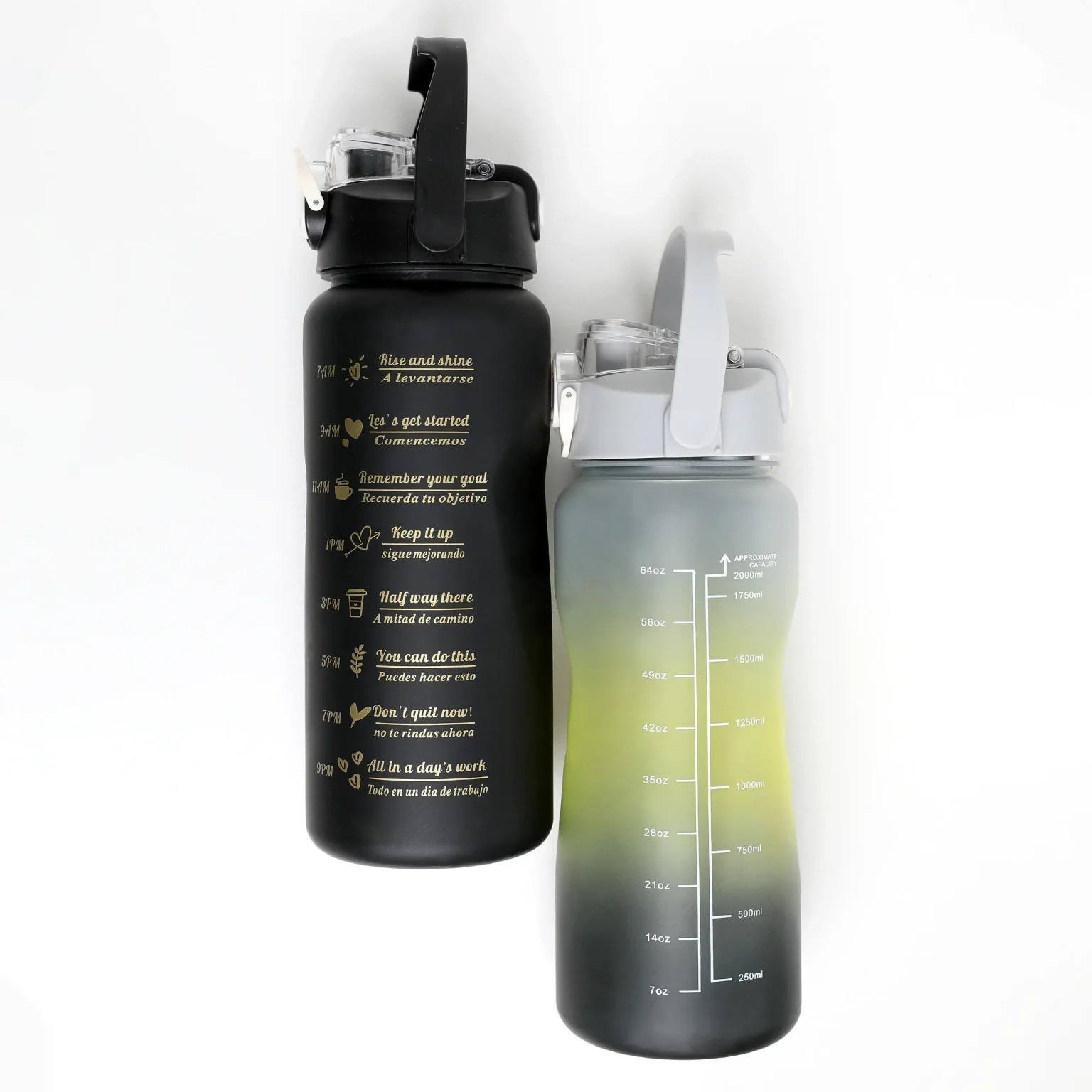 قمقمه سه قسمتی رنگی پاستیلی سبک و راحت