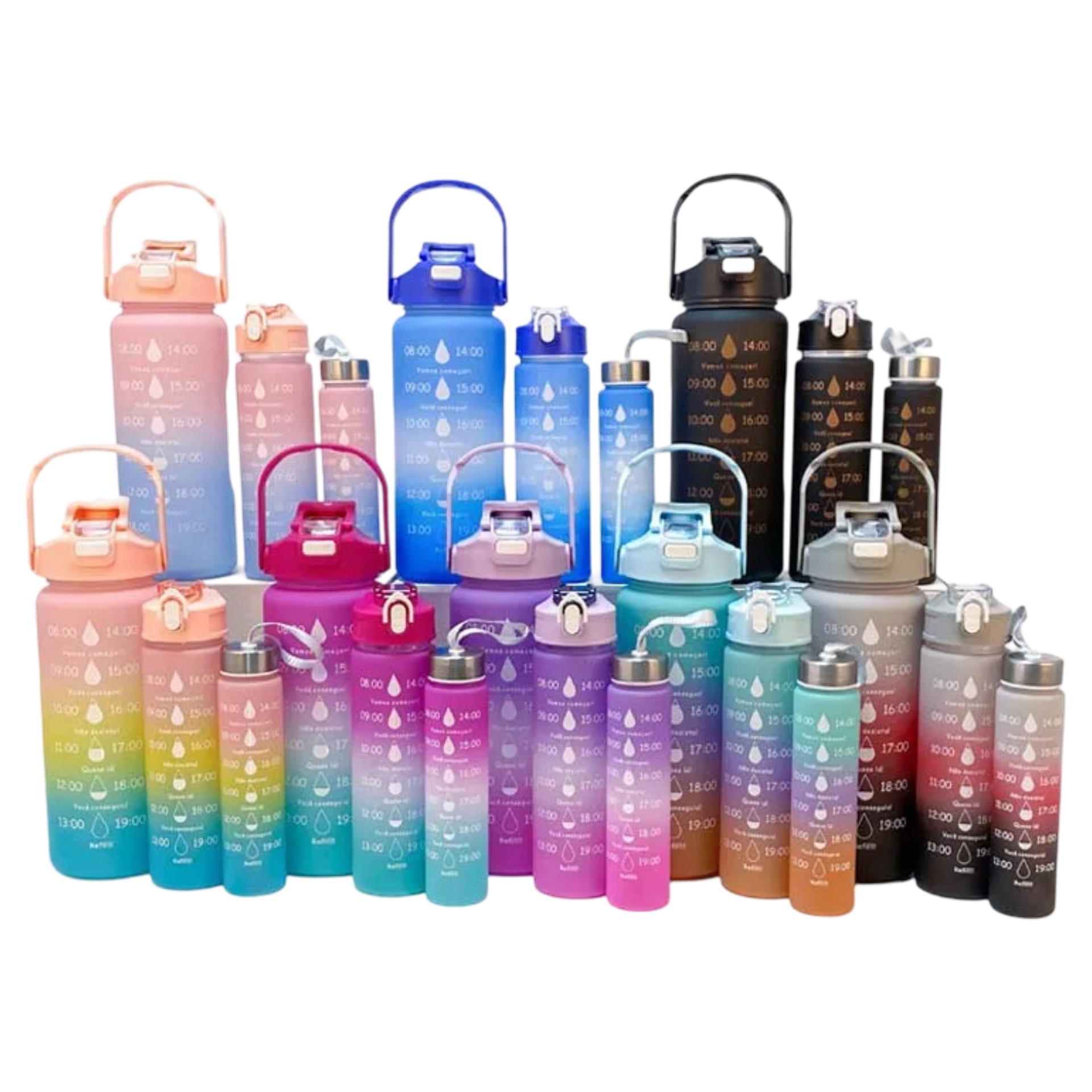 بطری آب پاستیلی سه قلو مناسب ورزشکاران حرفه‌ای