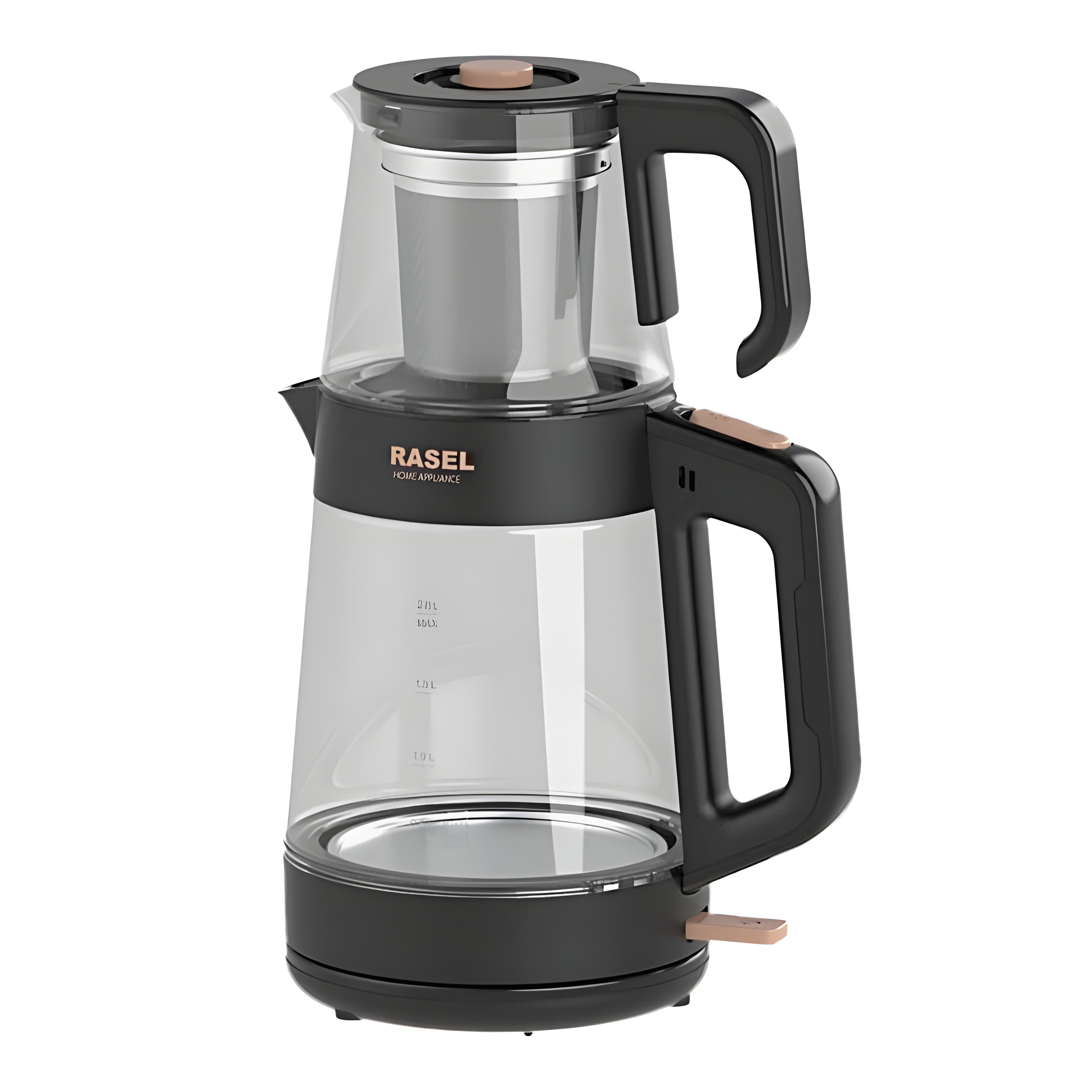 چای‌ساز روهمی راسل مدل R-1400 شیشه‌ای با طراحی مدرن