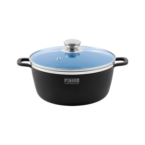 قابلمه گرانیتی فورته با درب پیرکس مقاوم و بادوام