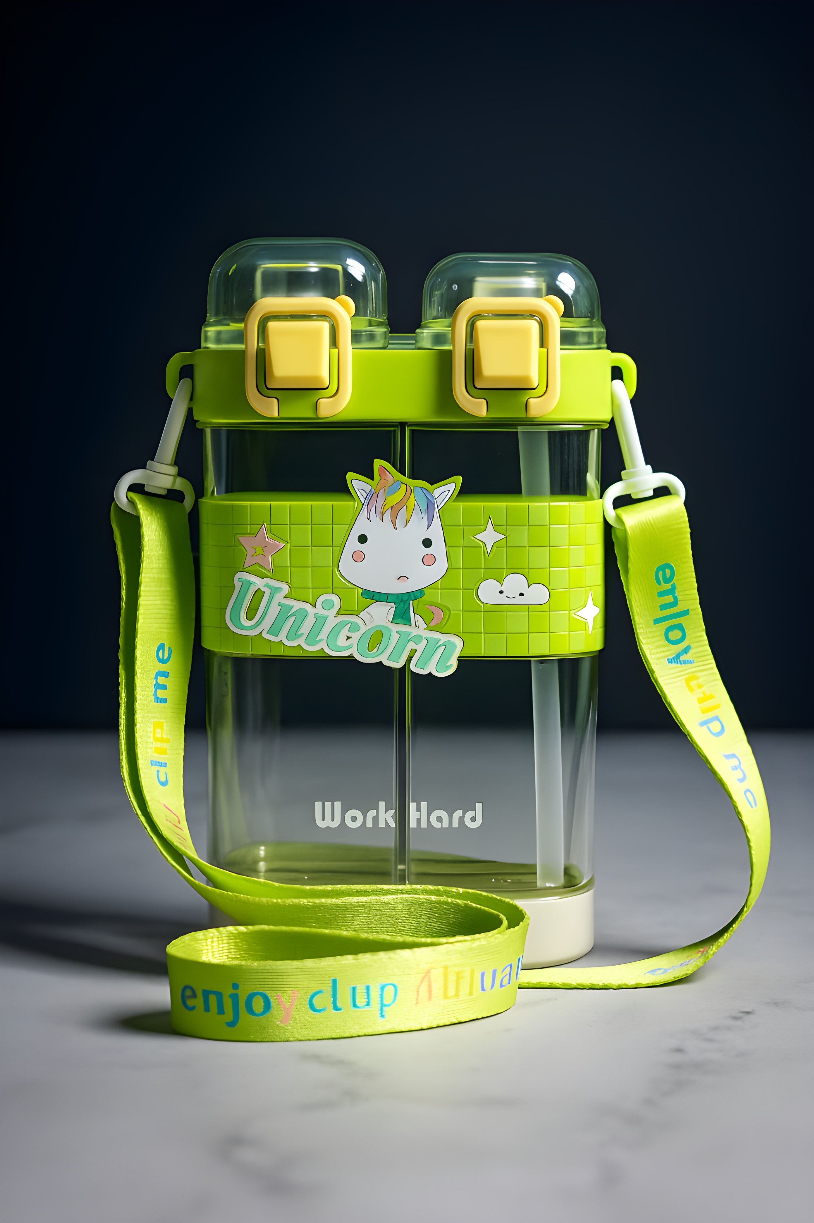 قمقمه فانتزی کودک دو مخزن سبک و بادوام