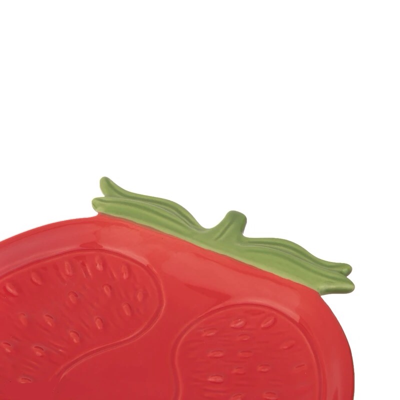 ظرف سرو سرامیکی بنیکو طرح گوجه فرنگی تخت برای پذیرایی