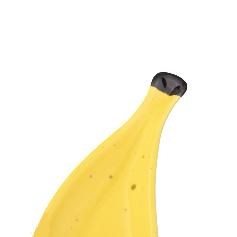 ظرف پذیرایی سرامیکی بنیکو مدل موز تخت شیک و خاص