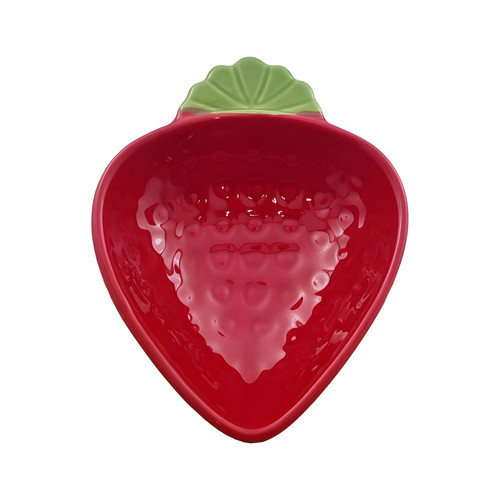 ظرف سرو سرامیکی بنیکو مدل توتفرنگی گود کوچک شیک و فانتزی