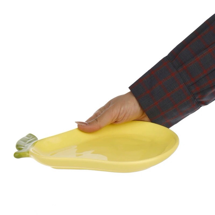 بشقاب سرامیکی مدرن بنیکو مدل گلابی تخت