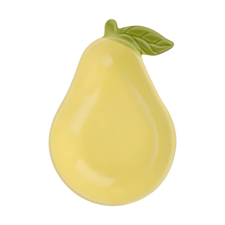 ظرف سرو سرامیکی بنیکو مدل گلابی تخت مناسب پذیرایی شیک