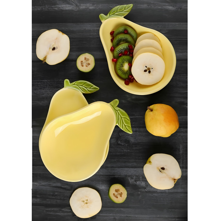 دیس پذیرایی سرامیکی شیک بنیکو طرح گلابی