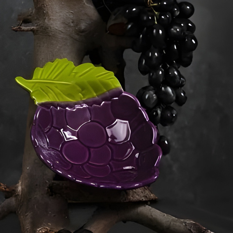 بشقاب سرامیکی مدرن بنیکو مدل انگور تخت