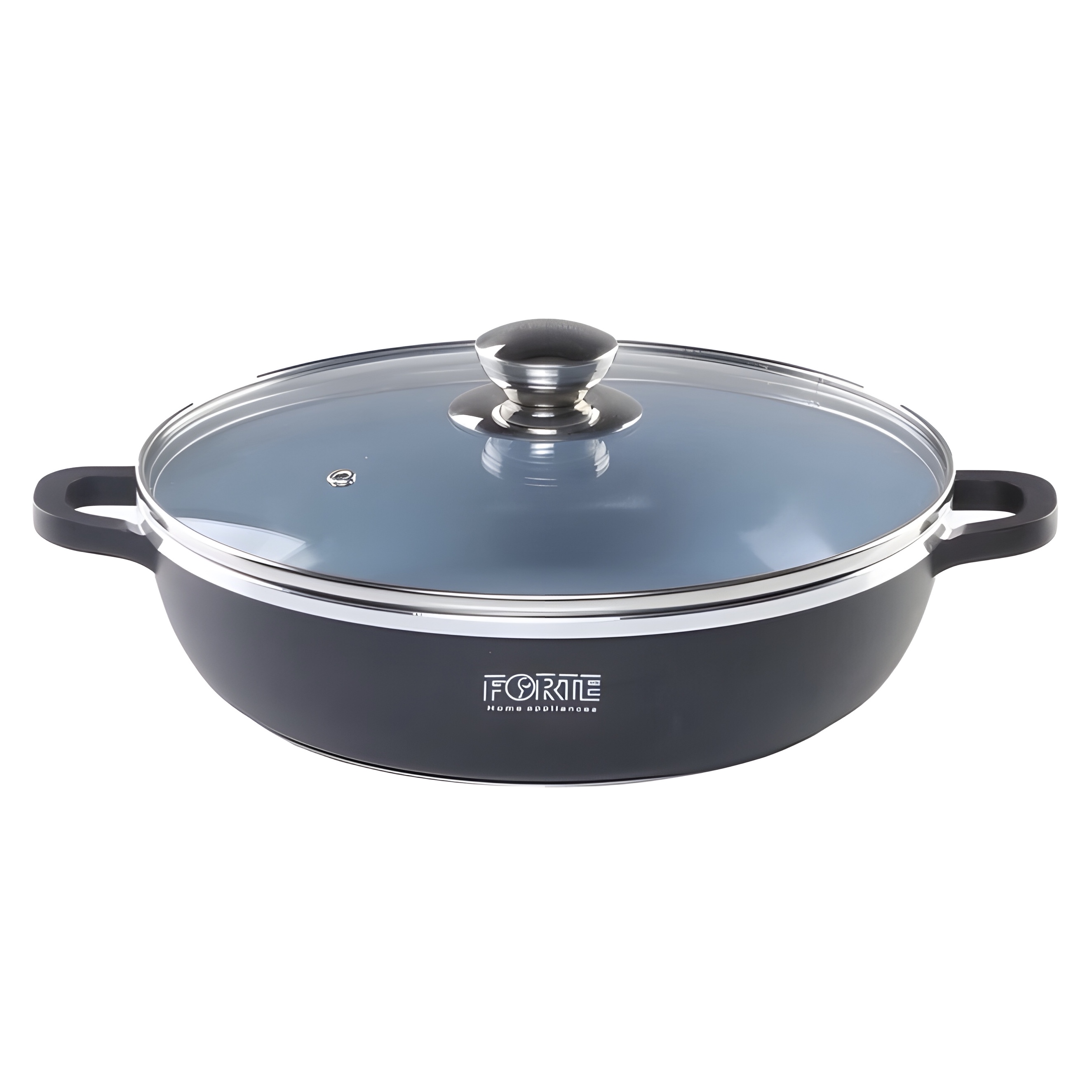 تابه گرانیتی فورته با طراحی مدرن و درب پیرکس