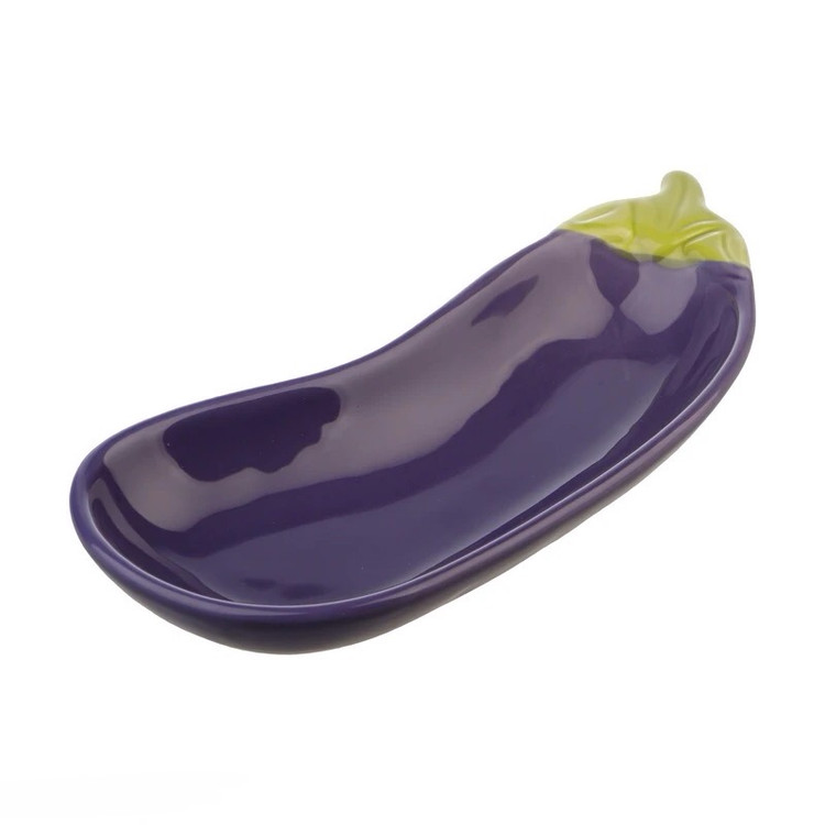 ظرف سرو فانتزی بنیکو طرح بادمجان برای میز پذیرایی