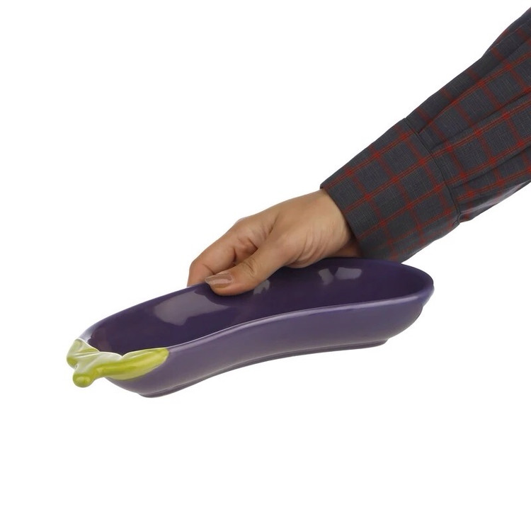 ظرف سرامیکی بنیکو طرح بادمجان مناسب دکور آشپزخانه