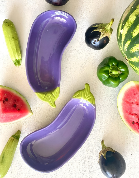 ظرف سرو بنیکو مدل بادمجان انتخابی جذاب برای پذیرایی