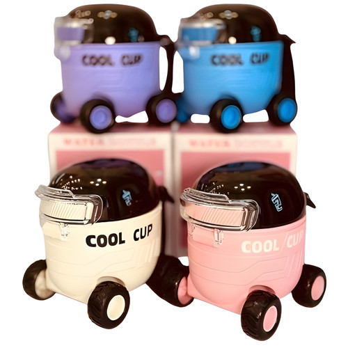 قمقمه فانتزی طرح ماشین چهارچرخ مناسب کودکان