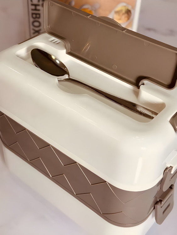 Lunch Box برقی دوطبقه مناسب استفاده روزمره و محل کار