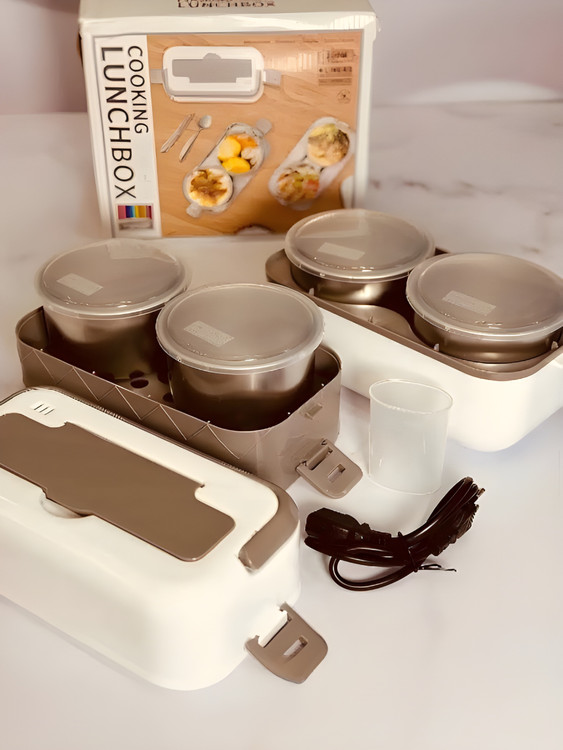 ظرف غذای قابل حمل برقی با دو طبقه و کیفیت عالی