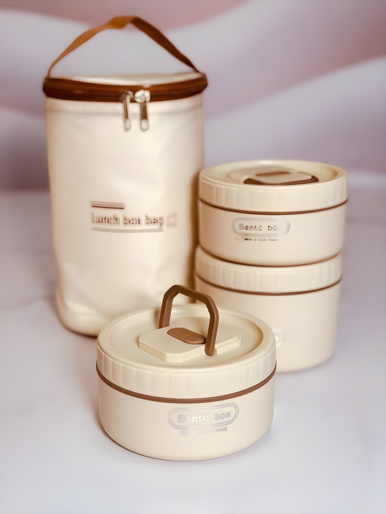 سرویس ظرف غذا استیل سه تکه با کیفیت بالا و دوام عالی