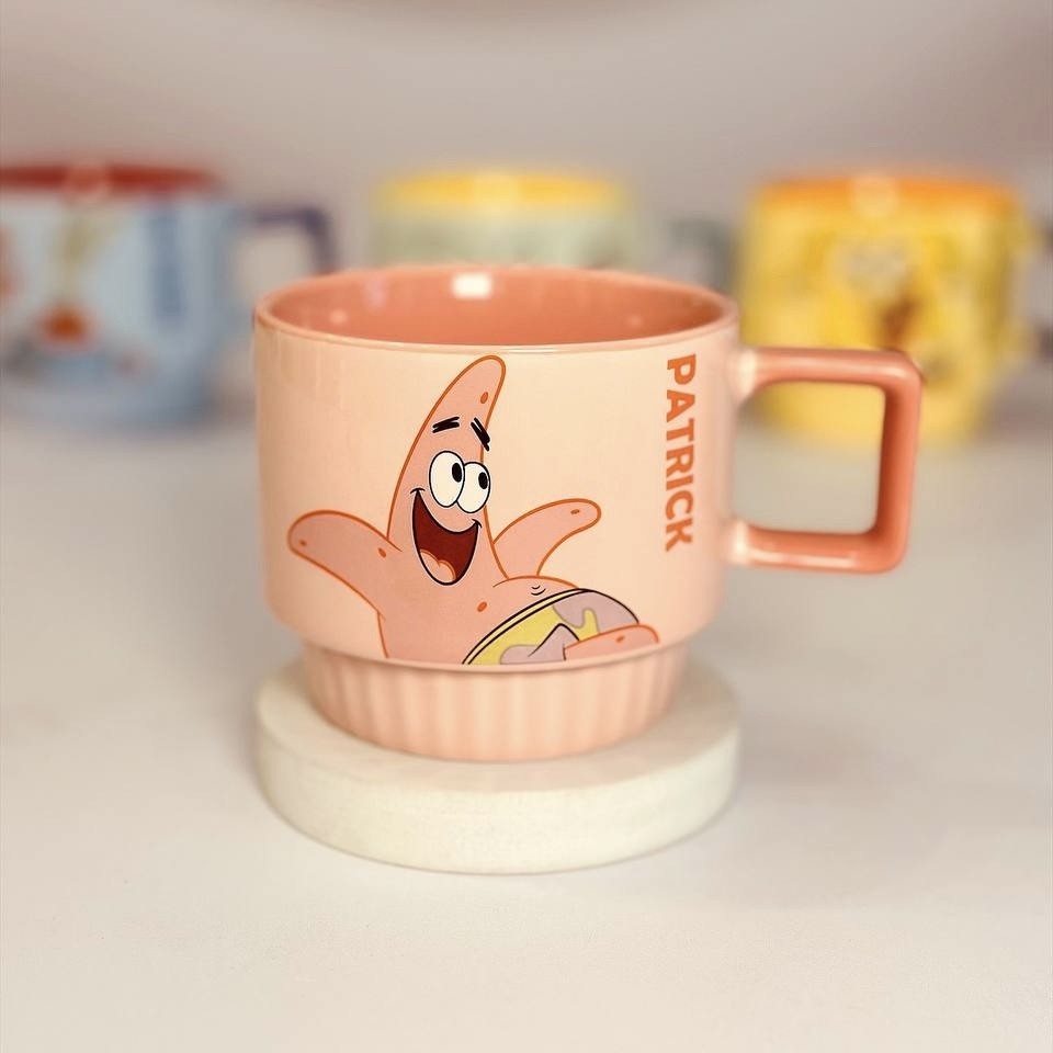 لیوان فانتزی باب اسفنجی مناسب نوشیدنی‌های روزانه