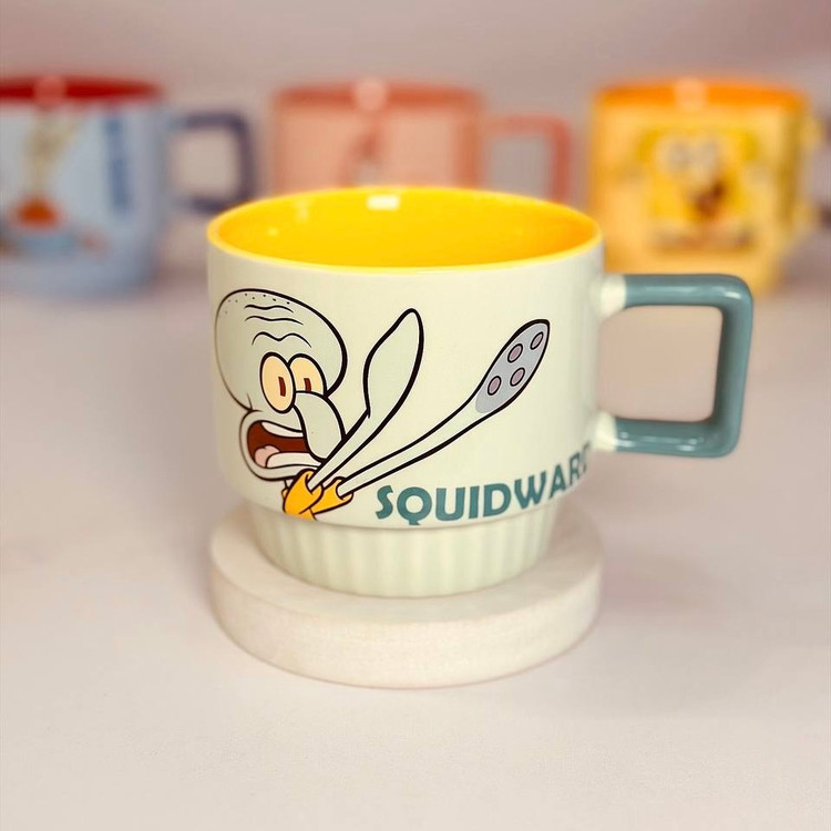 ماگ داخل رنگی باب اسفنجی با کیفیت بالا و بادوام