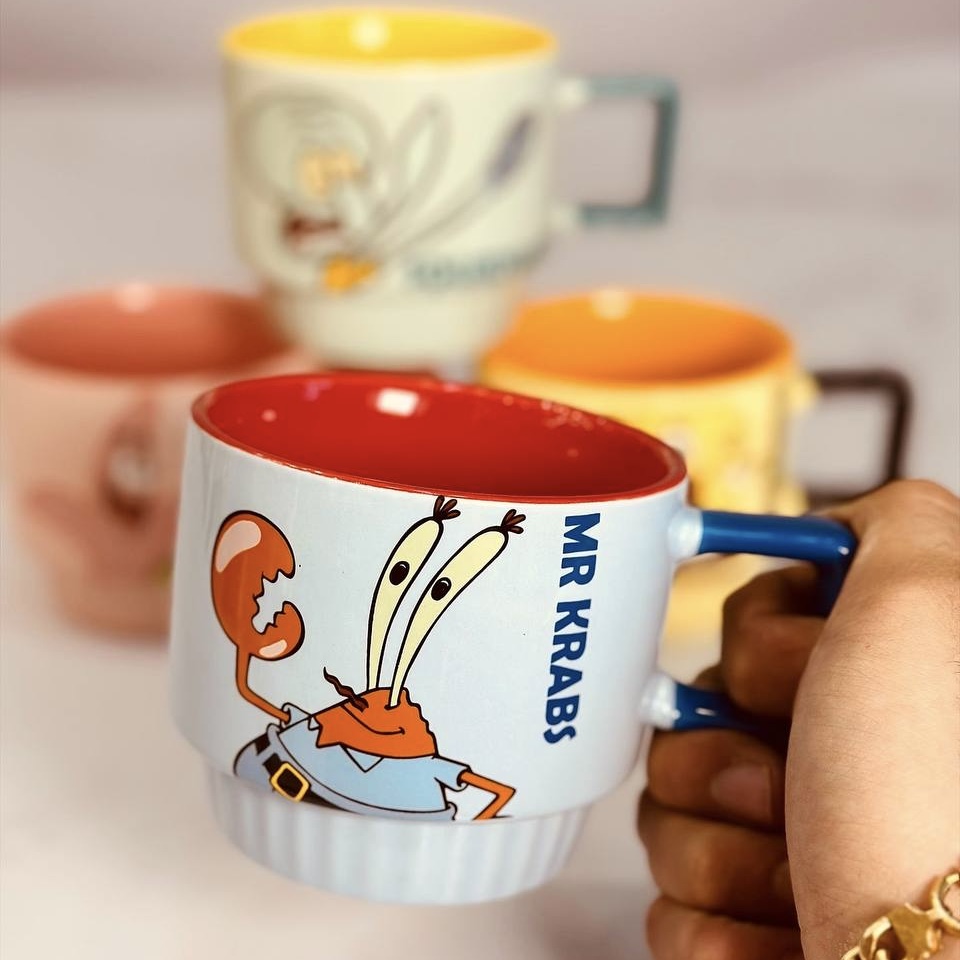 لیوان فانتزی شخصیت‌های محبوب باب اسفنجی برای کودکان