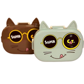 ظرف غذا دوطبقه فانتزی طرح گربه با طراحی جذاب