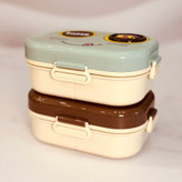 ظرف دوطبقه فانتزی طرح گربه مناسب مدرسه و محل کار