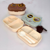 ظرف دوطبقه سبک و مقاوم طرح گربه برای استفاده روزمره