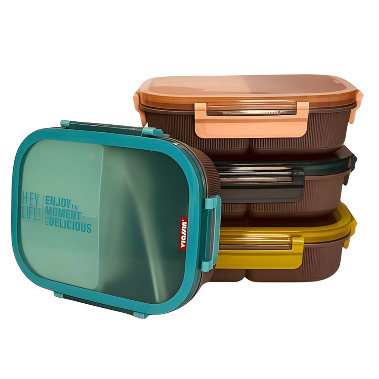 ظرف غذا مستطیلی فانتزی برند بنتو با طراحی کاربردی