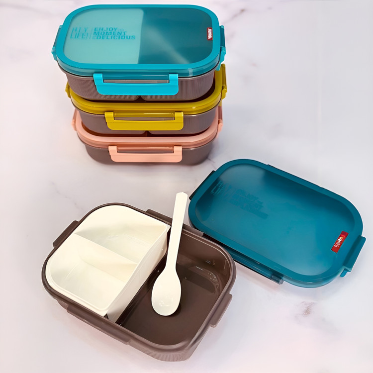 ظرف غذا مستطیل فانتزی با قفل ایمن و طراحی شیک