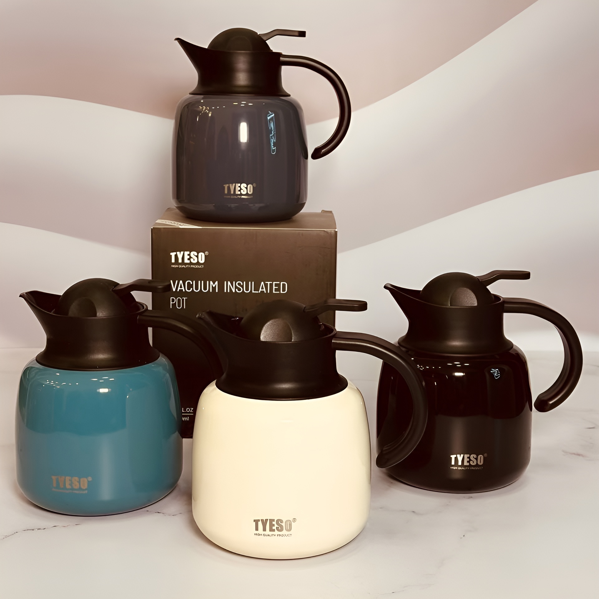 فلاسک فانتزی تایسو یک لیتری برای نگهداری چای و قهوه