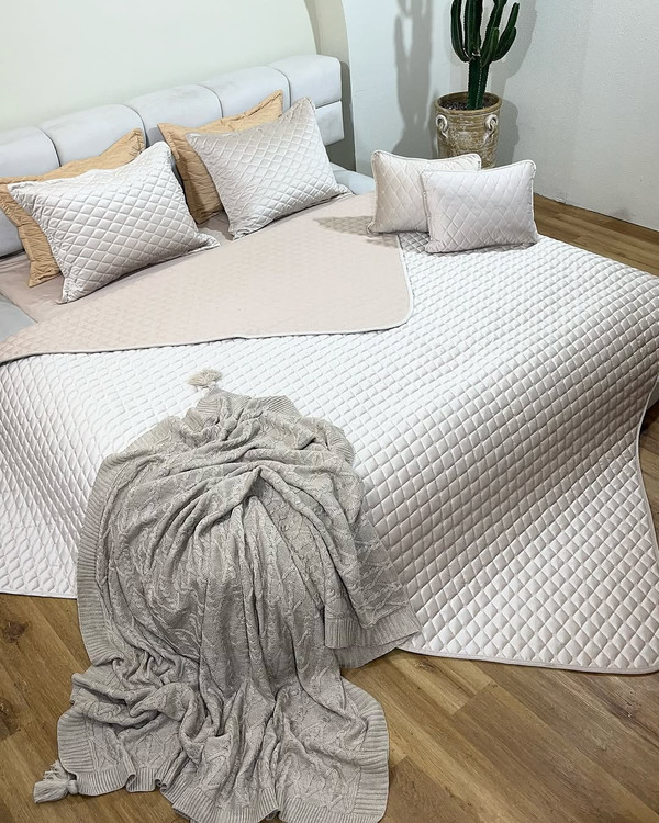 سرویس خواب پنبه دوزی طرح SUNAR با طراحی مدرن