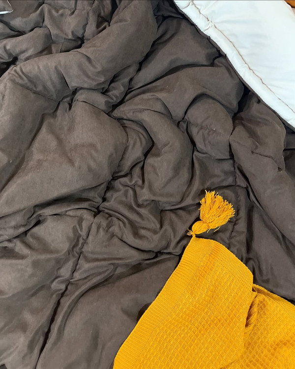 روتختی مدرن چهار فصل کتان ابریشم با طرح ساده