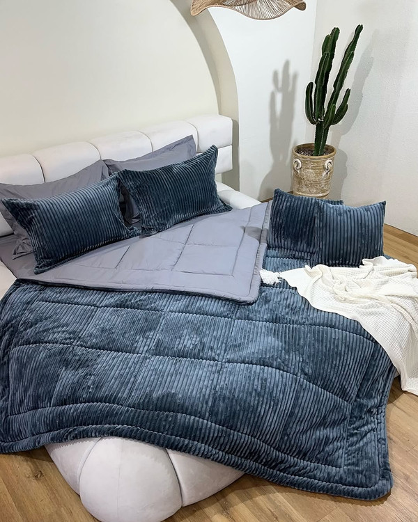 ست روتختی چهار فصل پارچه کبریتی مناسب دکور مدرن