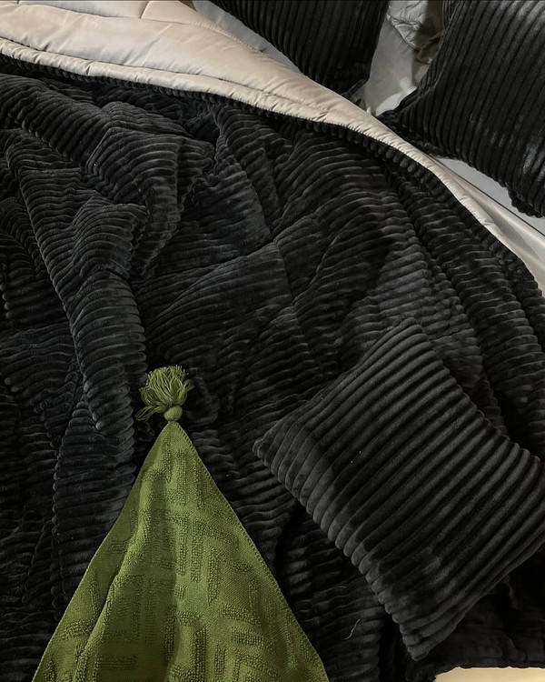 ست خواب چهار فصل با پارچه کبریتی نرم و مقاوم