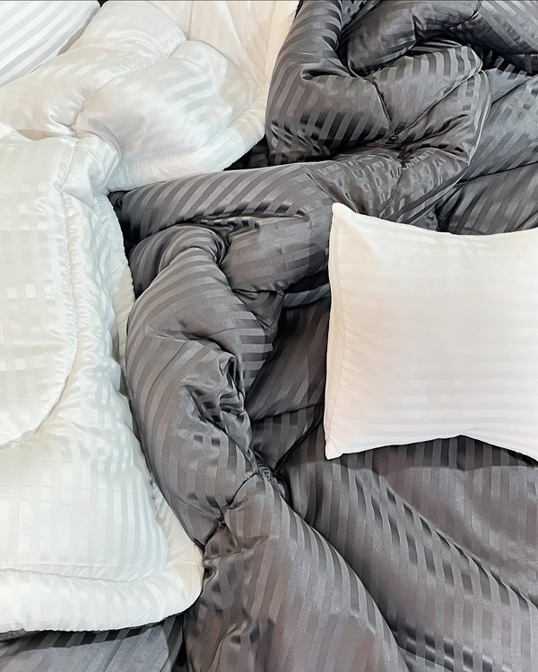 ست خواب هتلی چهار فصل با پارچه ساتن ابریشم نرم