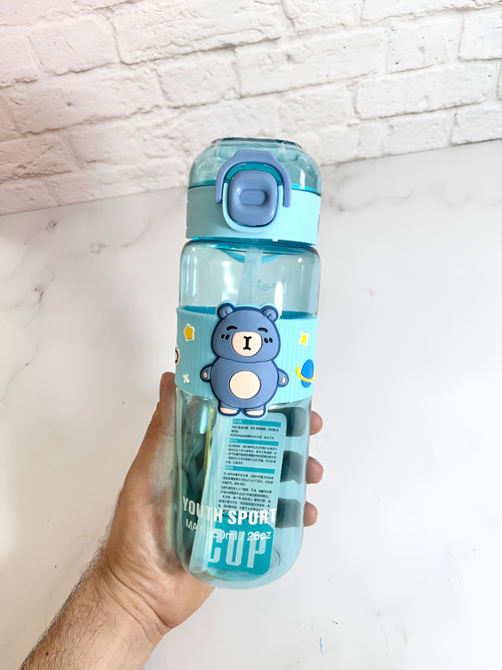 قمقمه بچهگانه خرسی با رنگهای جذاب